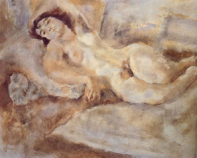 Jules Pascin Accumbent Mary Germany oil painting art